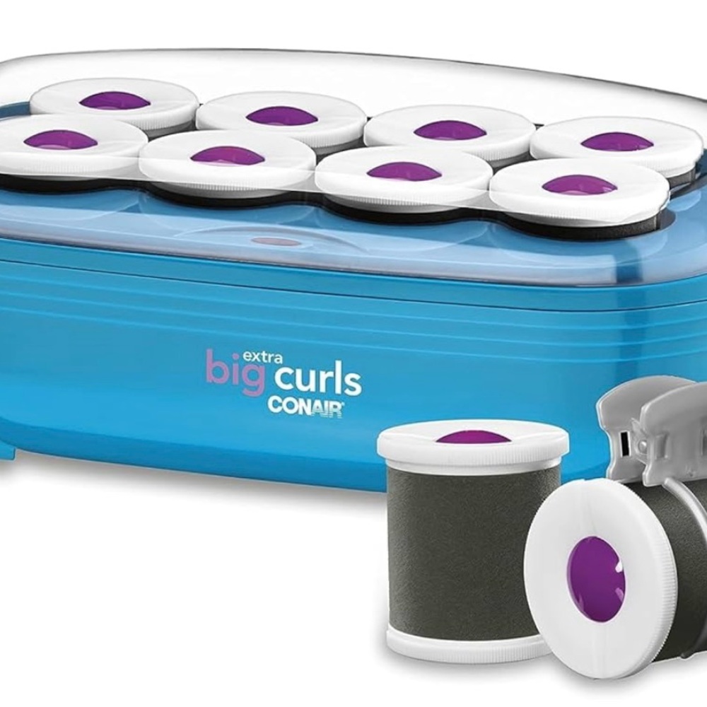 Conair Ceramic 2-inch Hot Rollers, Two-Prong Clips Included